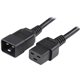 StarTech.com 3 ft Heavy Duty 14 AWG Computer Power Cord - C19 to C20 - Connect a high-powered server to a power distribution uni