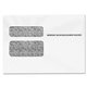 TOPS W-2 Form Double Window Envelopes - Double Window - 9 1/2" Width x 5 5/8" Length - 24 lb - Wove - 24 / Pack - White