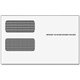 TOPS Clear Double Window 1099-R Envelopes - Double Window - 24 - 9" Width x 5 5/8" Length - 24 lb - Self-sealing - Wove - 24 / P