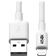 Tripp Lite by Eaton USB-A to Lightning Sync/Charge Cable (M/M) - MFi Certified White 6 ft. (1.8 m) - Lightning/USB for iPad, iPh