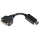 Tripp Lite by Eaton DisplayPort to DVI Adapter Video Converter DP-M to DVI-I-F 6in - DP to DVI for DP-M to DVI-I-F