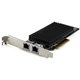 StarTech.com Dual Port 10G PCIe Network Adapter Card - Tehuti TN4010 10GBASE-T PCI Express 10GbE Multi Gigabit Ethernet 5 Speed 