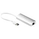 StarTech.com 3 Port Portable USB 3.0 Hub plus Gigabit Ethernet - Built-In Cable - Aluminum USB Hub with GbE Adapter - Add three 