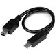 StarTech.com 8in USB OTG Cable - Micro USB to Mini USB - M/M - USB OTG Adapter - 8 inch - Connect your USB On-the-Go capable tab
