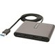 StarTech.com USB 3.0 to 4 HDMI Adapter, External Graphics Card, 1080p, USB Type-A to Quad HDMI Monitor Display Adapter/Converter