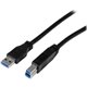 StarTech.com 1m (3ft) Certified SuperSpeed USB 3.0 (5Gbps) A to B Cable - M/M - Connect your USB 3.0 devices, with this high-qua