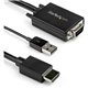 StarTech.com 6ft VGA to HDMI Converter Cable with USB Audio Support - 1080p Analog to Digital Video Adapter Cable - Male VGA to 