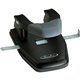 Swingline Comfort Handle 2-Hole Punch - 2 Punch Head(s) - 28 Sheet - 1/4" Punch Size - Black, Gray