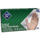 Safety Zone Powdered Clear Vinyl Gloves - X-Large Size - For Right/Left Hand - Clear - Powdered, DEHP-free, Latex-free, DINP-fre