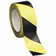 Tatco Hazard/Aisle Marking Tape - 36 yd Length x 2" Width - Adhesive Backing - For Marking - 1 / Roll - Yellow, Black