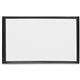 Tatco Label Inserts Magnetic Label Holders - Support 3" x 5" Media - 3.4" x 5.4" x - Vinyl - 10 / Pack - Black