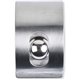 Tatco Magnetic Note Holder - 2" x 1.3" x 0.6" x 2" - Steel - 4 / Pack - Silver