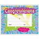 Trend Congratulations/Swirls Award Certificates - "Congratulations" - 8.5" x 11" - 30 / Pack