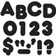 Trend Reusable 2" Ready Alphabet Letters Set - 100 x Capital Letter, 20 x Punctuation Marks Shape - Casual Style - Precut, Reusa