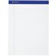 Ampad Perforated Ruled Pads - Letter - 50 Sheets - Stapled - 0.34" Ruled - 20 lb Basis Weight - Letter - 8 1/2" x 11"8.5" x 11.8