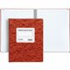 TOPS Engineer's Research & Computation Book - 76 Sheets - Wire Bound - 9 1/2" x 11 3/4" - Ivory Paper - Red Cover - Numbered, He