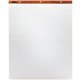 TOPS Horizontal Ruled Easel Pads - 50 Sheets - Stapled/Glued - 15 lb Basis Weight - 27" x 34" - White Paper - Perforated, Punche