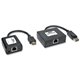 Tripp Lite by Eaton DisplayPort to HDMI over Cat5/6 Active Extender Kit Pigtail Transmitter/Receiver for Video/Audio 150 ft. (45