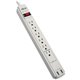 Tripp Lite by Eaton Protect It! 6-Outlet Surge Protector 6 ft. (1.83 m) Cord 990 Joules 2 x USB Charging ports (2.1A) Gray Housi