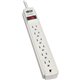 Tripp Lite by Eaton Protect It! 6-Outlet Surge Protector 15 ft. Cord 790 Joules Diagnostic LED Light Gray Housing - 6 x NEMA 5-1