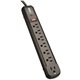Tripp Lite by Eaton Protect It! 7-Outlet Surge Protector 6 Right-Angle Outlets 4 ft. (1.22 m) Cord 1080 Joules Diagnostic LED Bl