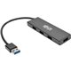 Tripp Lite by Eaton 4-Port Ultra-Slim Portable USB 3.0 SuperSpeed Hub - USB - External - 4 USB Port(s) - 4 USB 3.0 Port(s) - PC,