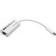 Tripp Lite by Eaton USB-C to Gigabit Network Adapter Thunderbolt 3 Compatibility - White - USB 3.1 - 1 Port(s) - 1 - Twisted Pai