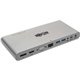 Tripp Lite by Eaton USB C Docking Station w/ USB A/C Hub, HDMI, VGA, DisplayPort, Gbe, 100W PD Charging 4K@30Hz Thunderbolt 3, U