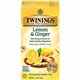 Twinings of London Lemon & Ginger Herbal Tea Bag - 1.3 oz - 25 / Box