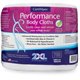 2XL Vitamin E & Aloe Performance Body Cloths - 6" x 8" - White - Moisturizing, Hypoallergenic, pH Balanced, Fragrance-free, Dye-