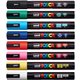 uni Posca PC-5M Paint Markers - Medium Marker Point - Assorted Water Based, Pigment-based Ink - 8 / Pack