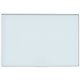 U Brands Glass Dry Erase Board - 47" (3.9 ft) Width x 70" (5.8 ft) Height - Frosted White Tempered Glass Surface - White Aluminu