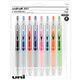 uniball 207 Fashion Gel Pens - 0.7 mm Pen Point Size - Retractable - Assorted - 8 / Pack