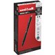 uniball 307 Gel Pen - Micro Pen Point - 0.5 mm Pen Point Size - Black Gel-based Ink - Black Barrel - 1 Dozen