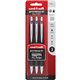 uni Jetstream RT Ballpoint Pen - Medium Pen Point - 1 mm Pen Point Size - Retractable - Black, Blue, Red Pigment-based Ink - Blu