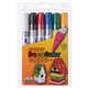 Marvy DecoColor Glossy Oil Base Paint Markers - Broad Marker Point - White, Black, Red, Blue, Green, Yellow Oil Based, Pigment-b
