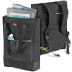 Solo PARKER Carrying Case (Tote) for 15.6" Notebook - Classic Black, Gold - Polyster Body - Shoulder Strap, Handle - 16" Height 