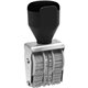 QWIKMARK Heavy Duty Rubber Date Stamps - Date Stamp - 4 Bands - Gray - Steel - 1 Each