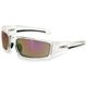 Uvex Safety Inc. Hypershock Ice Frame Eyewear - Ultraviolet Protection - Red Mirror Lens - Clear Ice Frame - Comfortable, Anti-f