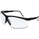 Uvex Safety Wraparound Safety Eyewear - Black, Clear - Flexible, Wraparound Lens, Scratch Resistant, Comfortable, Adjustable Tem