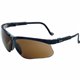 Uvex Safety Wraparound Safety Eyewear - Espresso Lens - Black Frame - Flexible, Wraparound Lens, Scratch Resistant, Comfortable,
