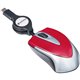 Verbatim USB-C Mini Optical Travel Mouse-Red - Optical - Cable - Red - 1 Pack - USB Type C - 3 Button(s)