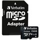 Verbatim Premium 256 GB Class 10/UHS-I (U1) microSDXC - 1 Pack - 100 MB/s Read - Lifetime Warranty