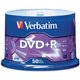 Verbatim AZO DVD+R 4.7GB 16X with Branded Surface - 50pk Spindle - 120mm - Single-layer Layers - 2 Hour Maximum Recording Time