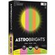 Astrobrights Color Copy Paper - "Neon" ,  5 Assorted Colours - Letter - 8 1/2" x 11" - 24 lb Basis Weight - 500 / Ream - Green S