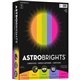 Astrobrights Color Card Stock "Happy" , 5 Assorted Colours - Letter - 8 1/2" x 11" - 65 lb Basis Weight - 250 / Pack - Acid-free