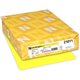Astrobrights Color Paper - Lemon - Letter - 8 1/2" x 11" - 24 lb Basis Weight - 500 / Ream - FSC - Acid-free, Lignin-free - Lemo