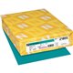 Astrobrights Color Card Stock - Terrestrial Teal - Letter - 8 1/2" x 11" - 65 lb Basis Weight - 250 / Pack - FSC, Green Seal - A