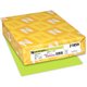 Astrobrights Color Copy Paper - Vulcan Green - Letter - 8 1/2" x 11" - 24 lb Basis Weight - Smooth - 500 / Pack - FSC - Acid-fre