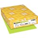 Astrobrights Color Cover Stock - Green - Letter - 8 1/2" x 11" - 65 lb Basis Weight - 250 / Pack - FSC - Acid-free, Lignin-free 